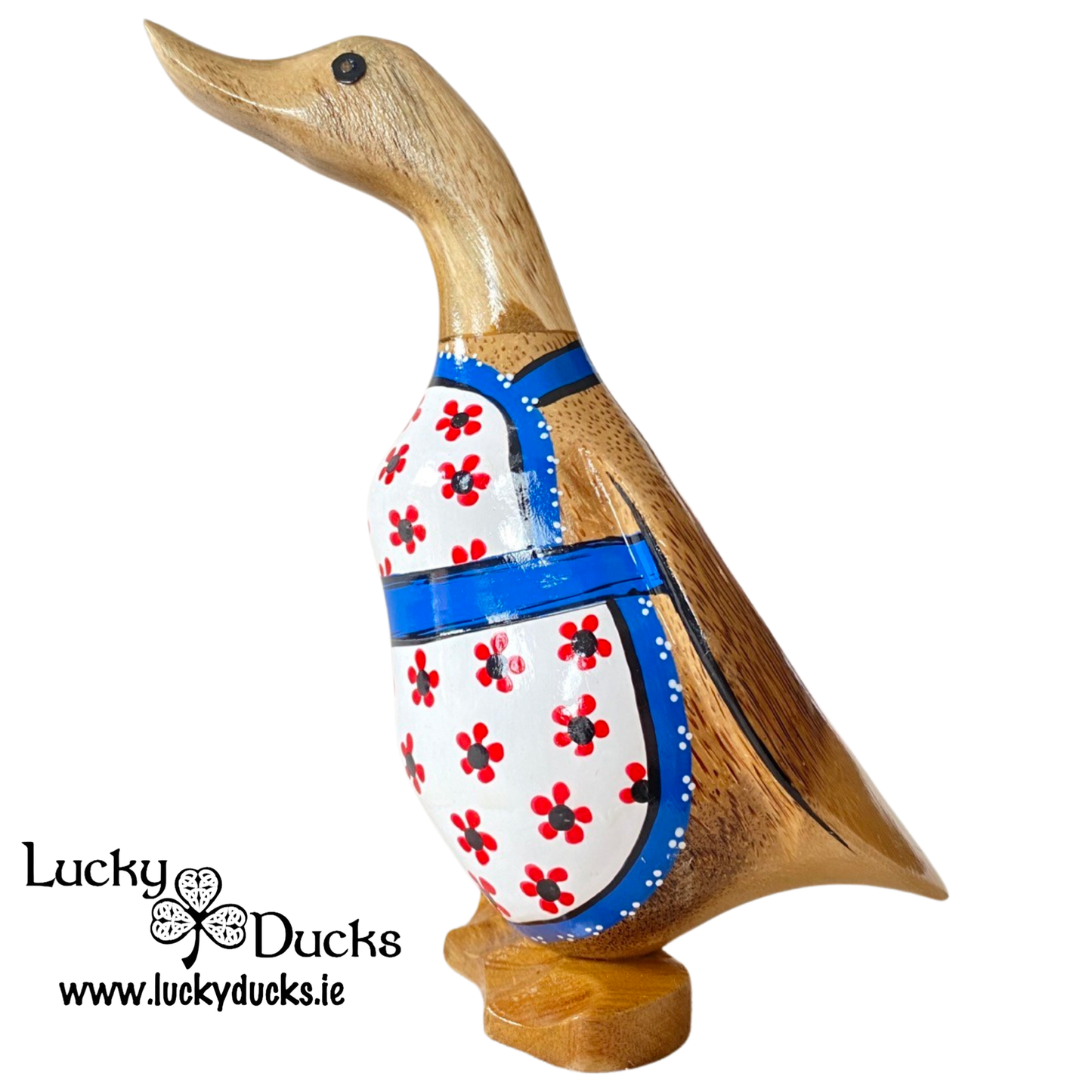 Mommy Duckling Flower Apron