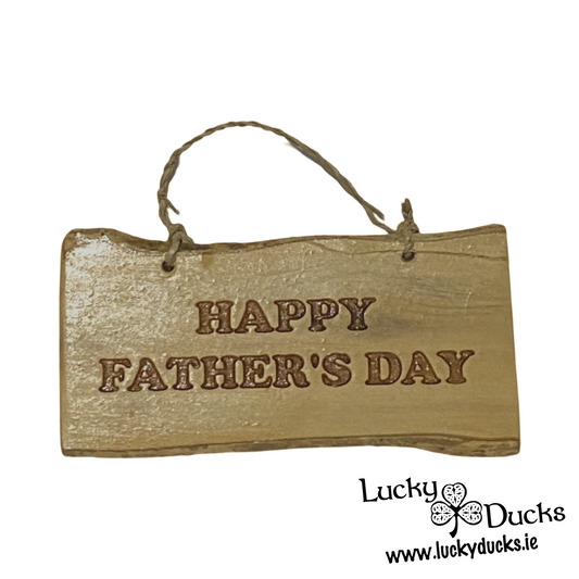 " Happy Fathers Day " Duck sign