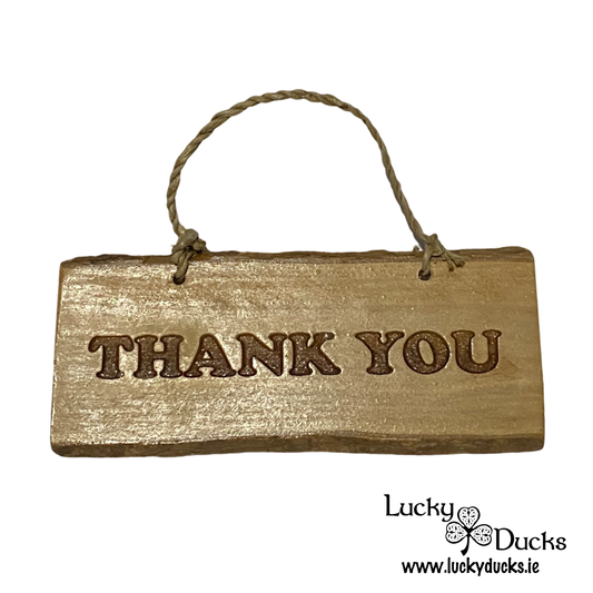 " Thank You" Duck sign