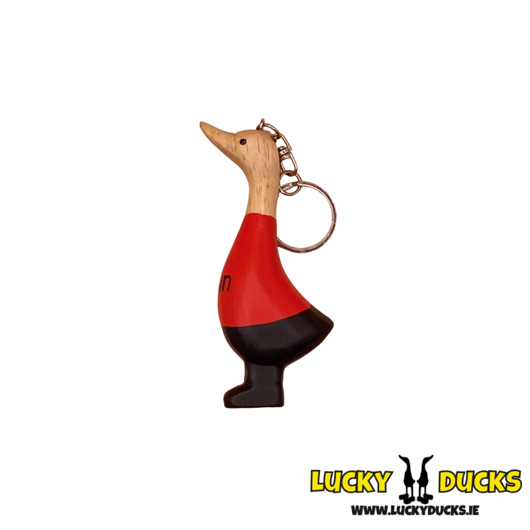 Down Quacking Keyring