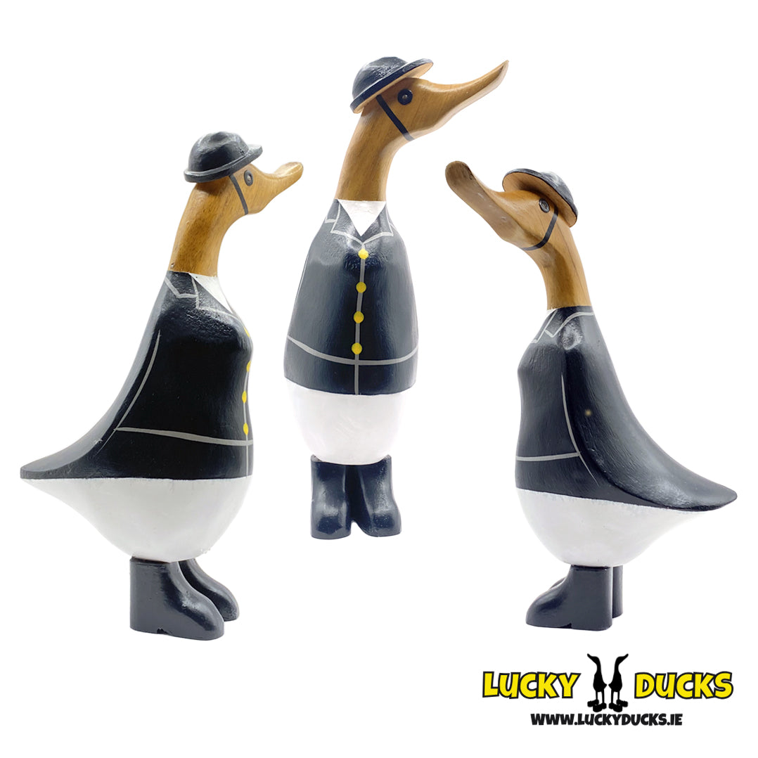 Equestrian Duckling with Helmet