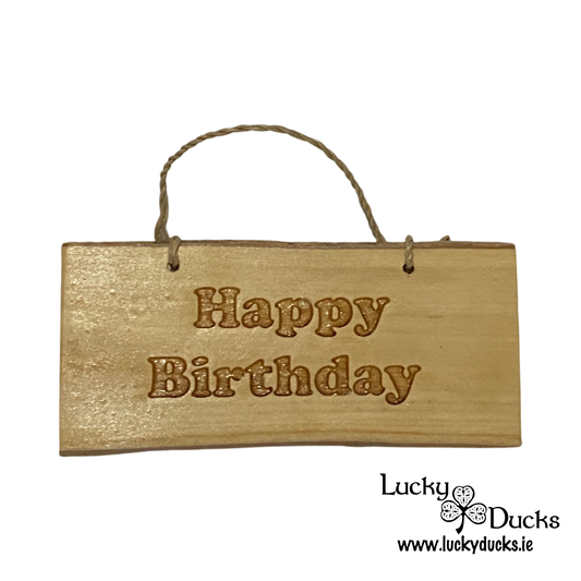" Happy Birthday " Duck sign