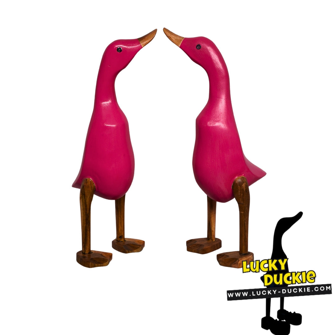 Pink Webbed Duck 30 cm