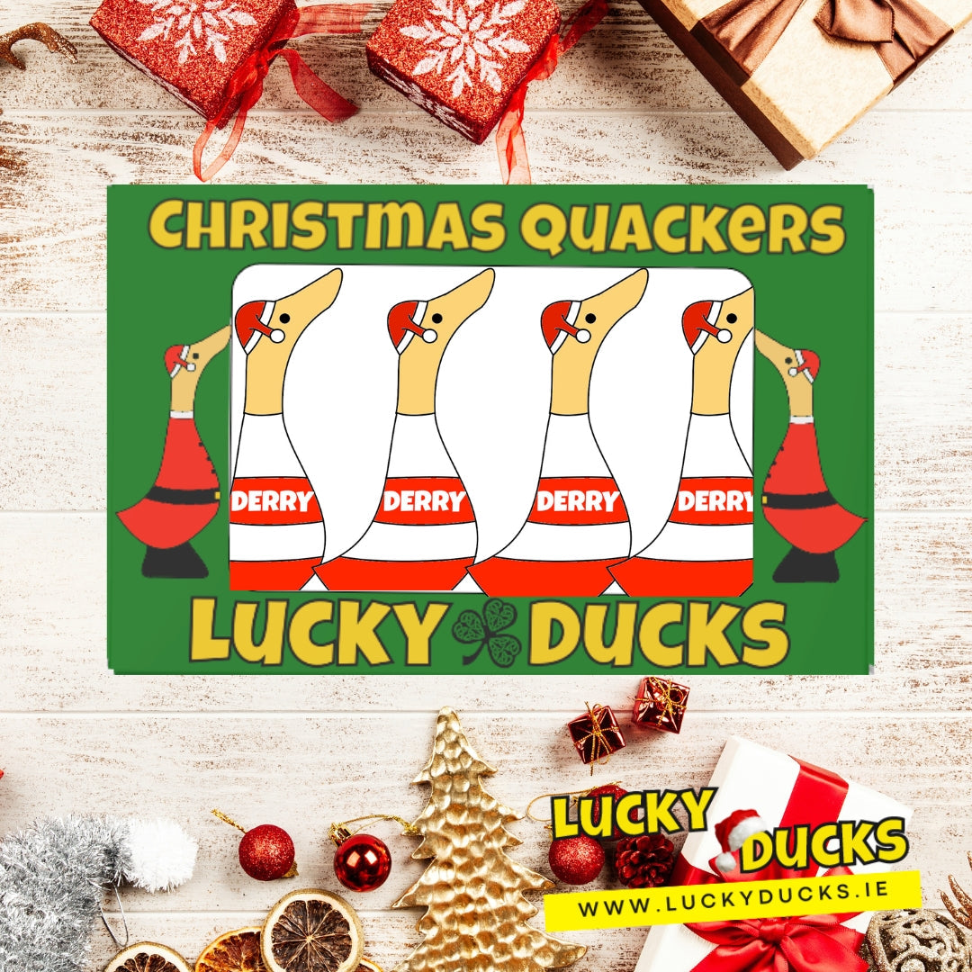 Derry quacking Christmas set
