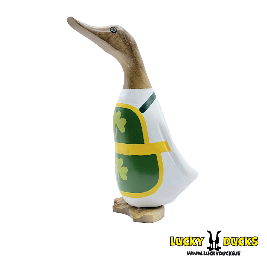 Mommy Duckling with Shamrocks