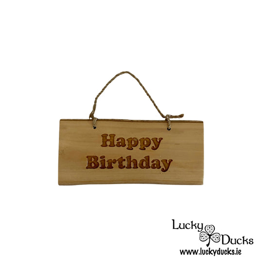 " Happy Birthday " Duck sign