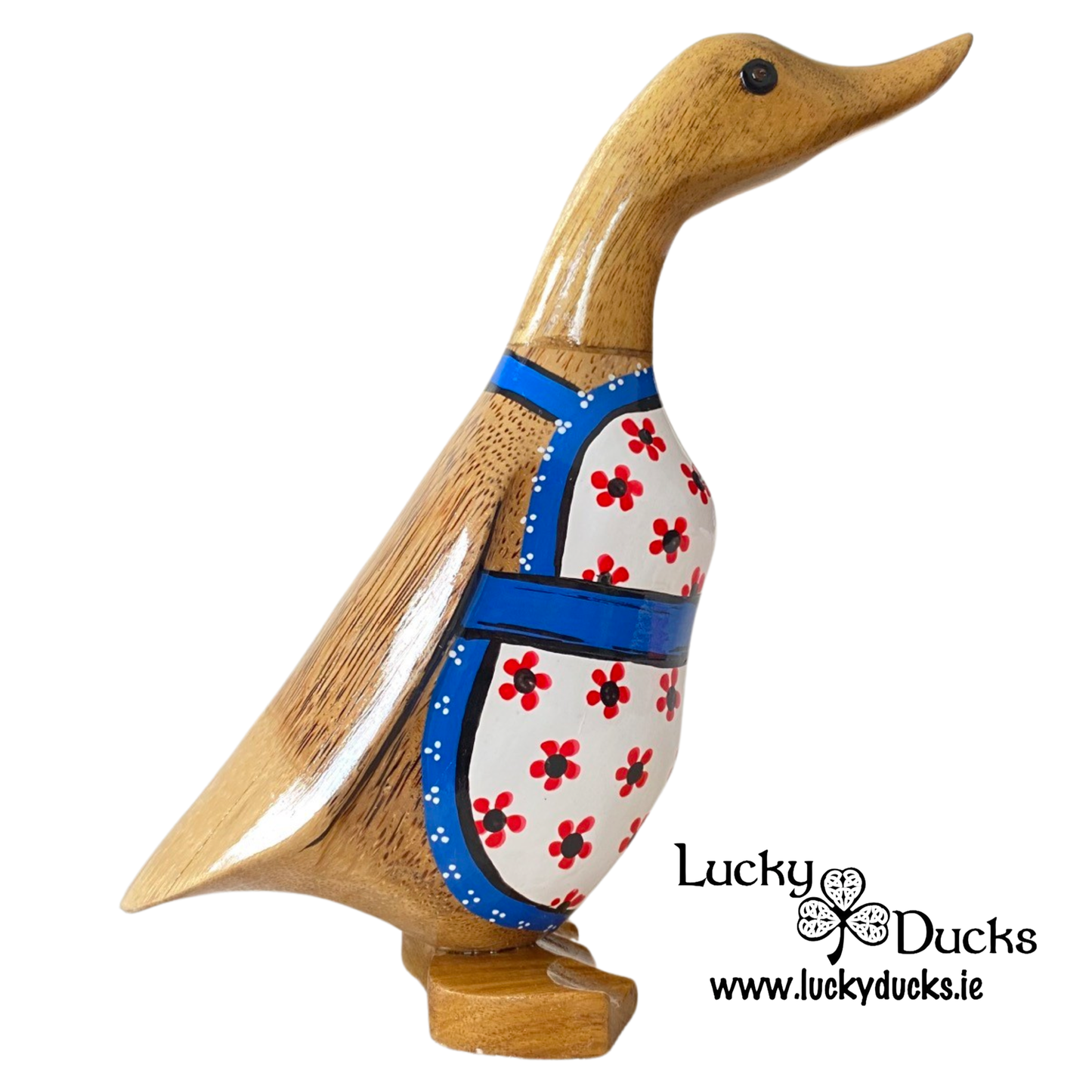 Mommy Duckling Flower Apron