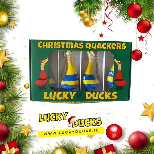 Clare quacking Christmas set