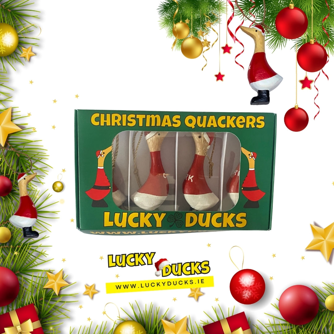 Cork quacking Christmas set