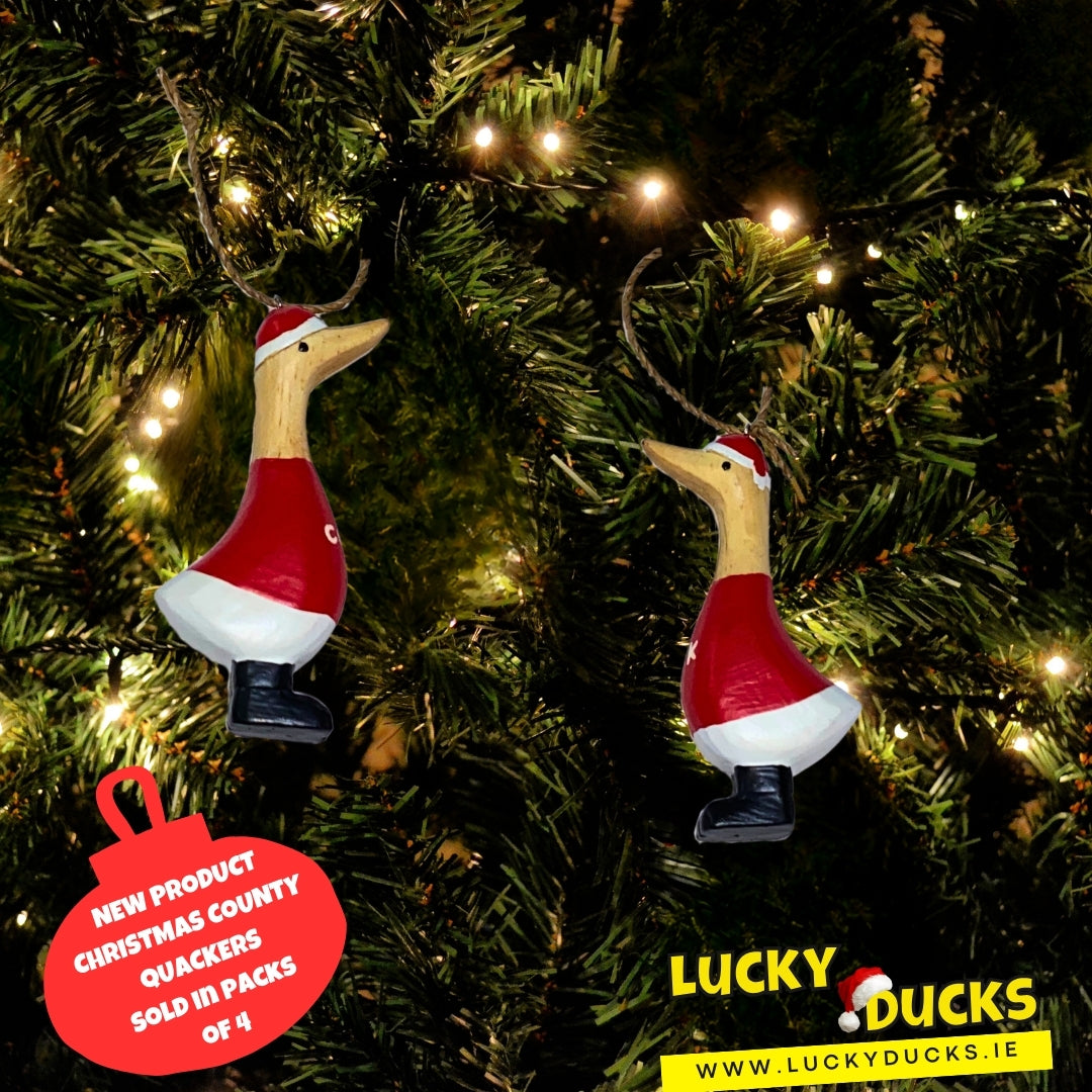 Cork quacking Christmas set