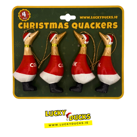 Cork Christmas Quackers, Tree Decor