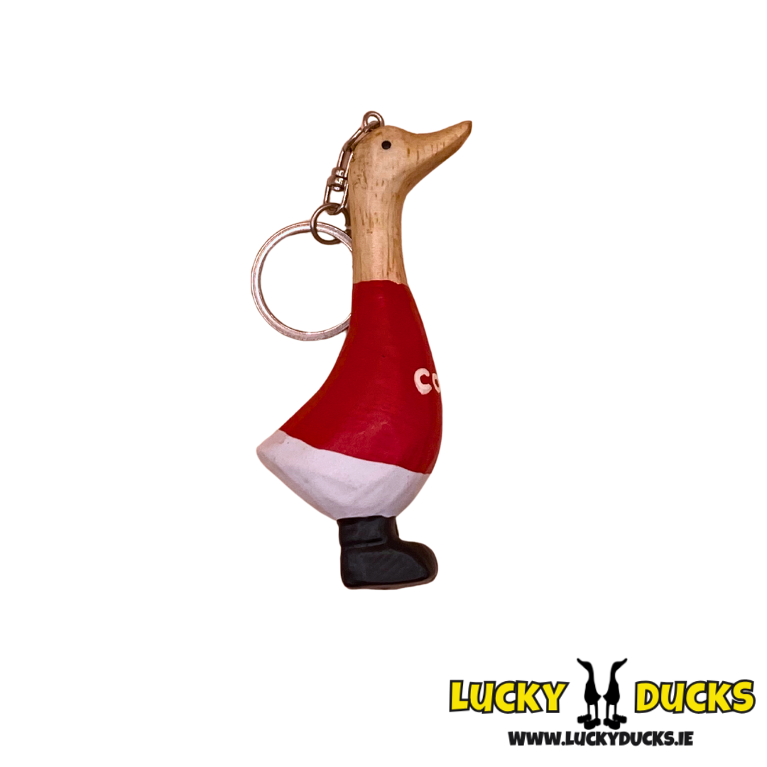 Cork Quacking Keyring