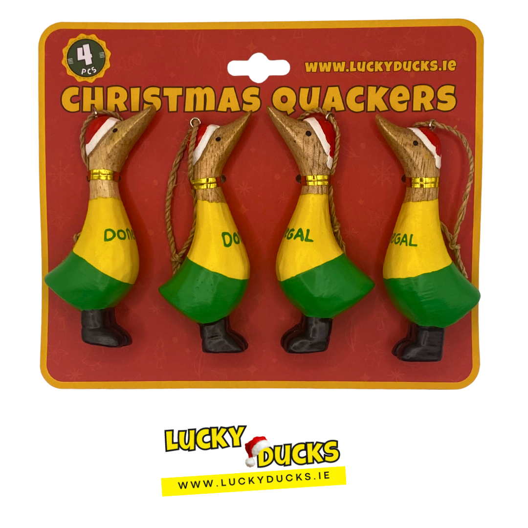 Donegal Christmas Quackers, Tree Decor