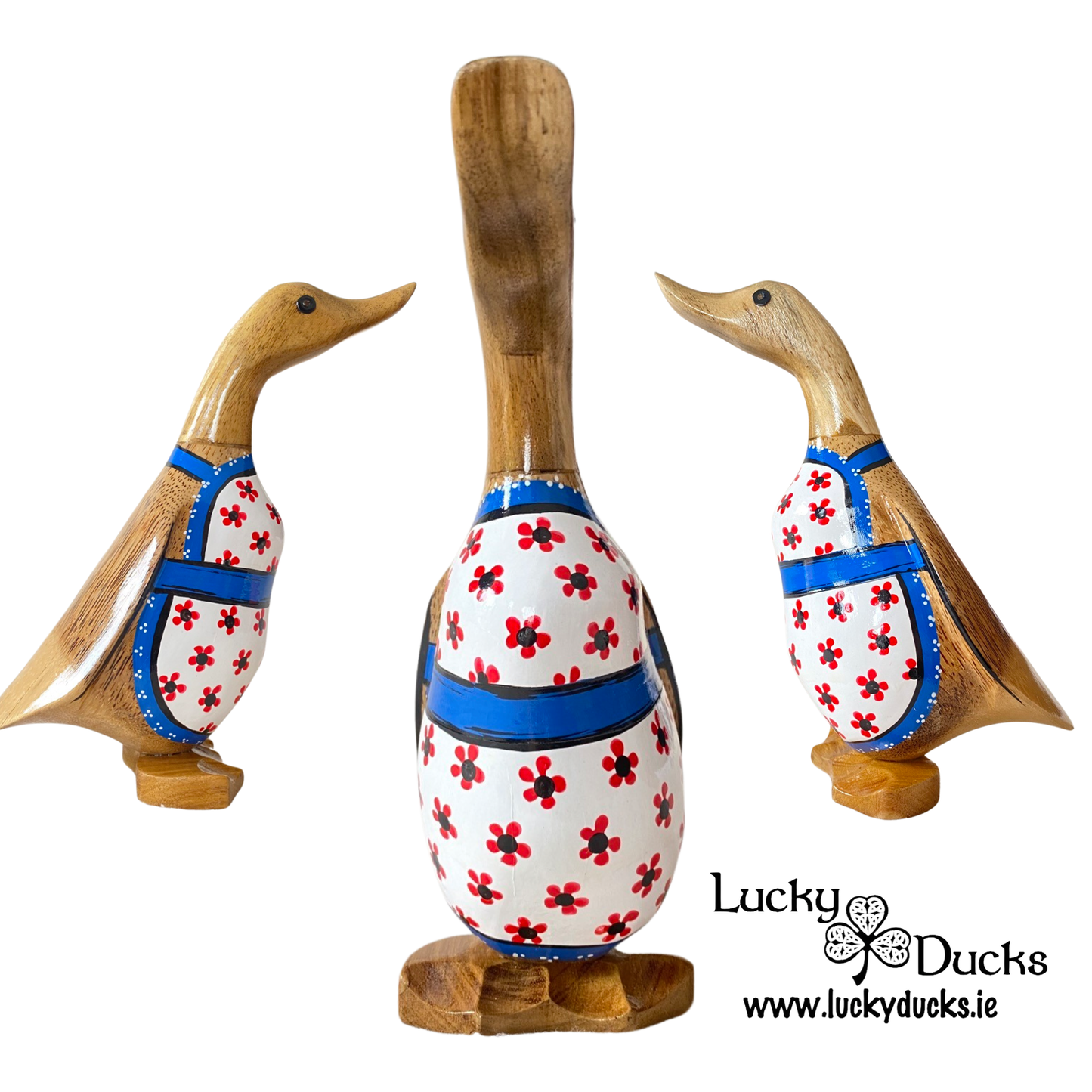 Mommy Duckling Flower Apron