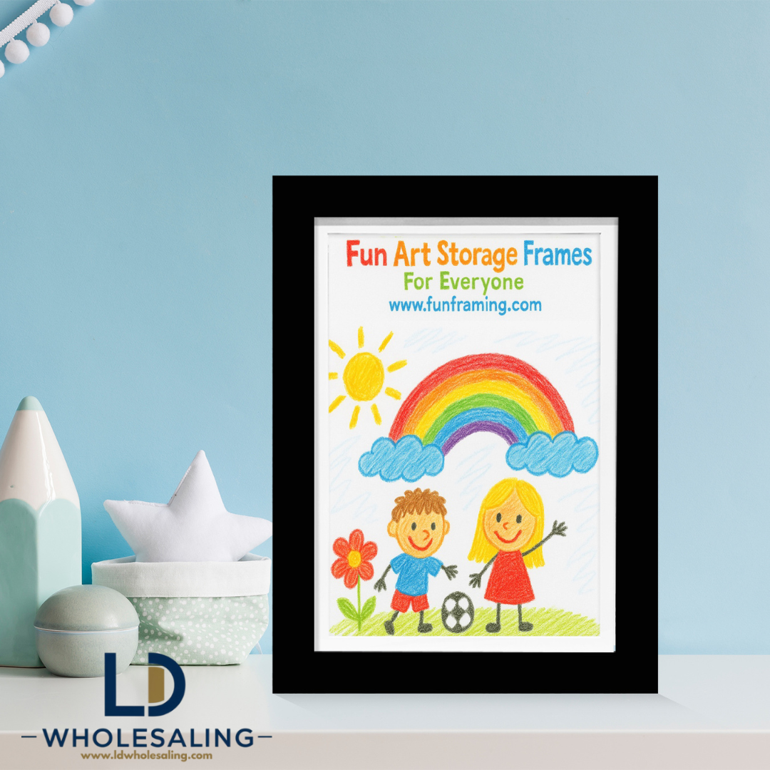 Kids Art Frame A3 Black