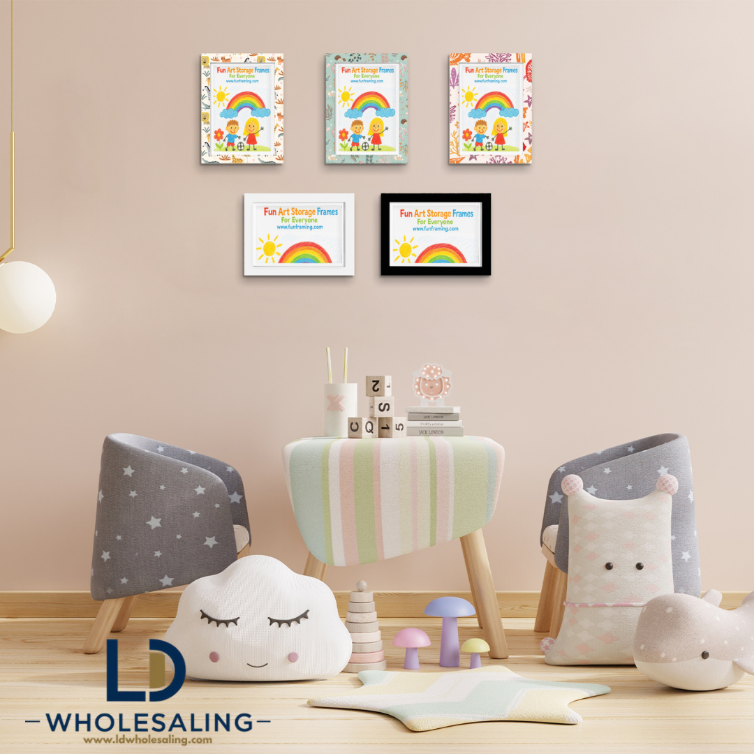 Kids Art Frame A4 Black