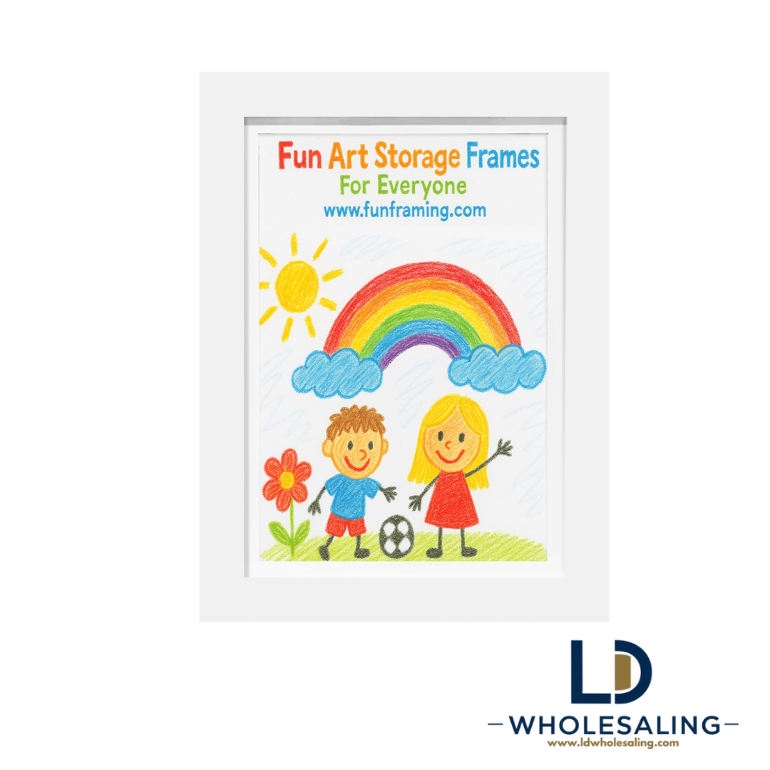 Kids Art Frame A3 White