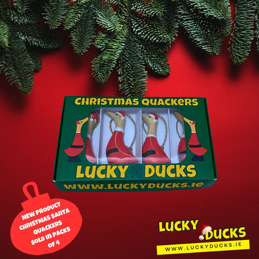 Quacking Santa Tree decor