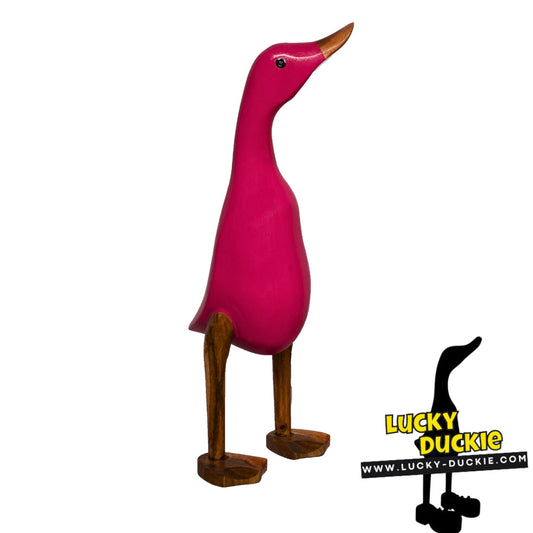 Pink Webbed Duck 30 cm