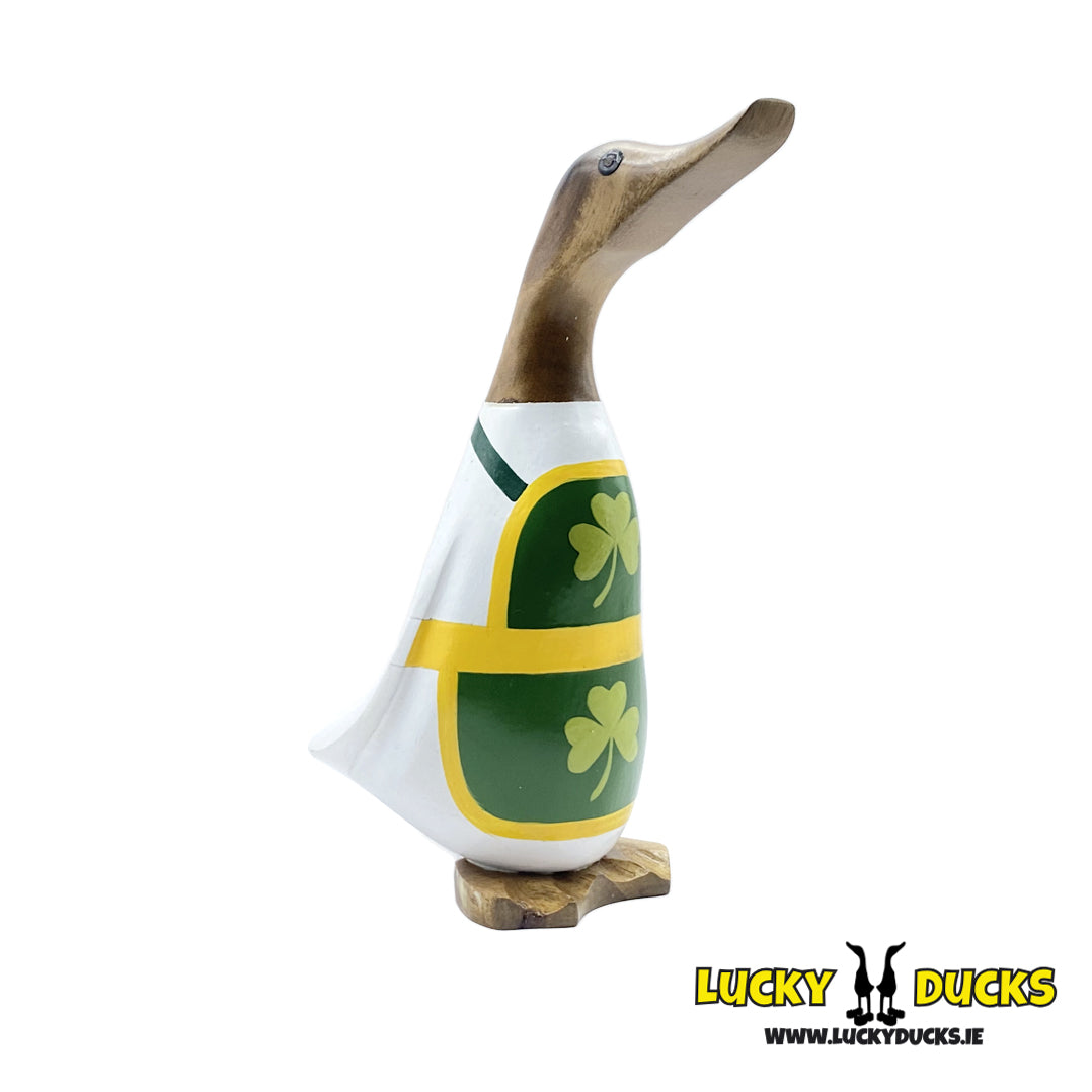 Mommy Duckling with Shamrocks