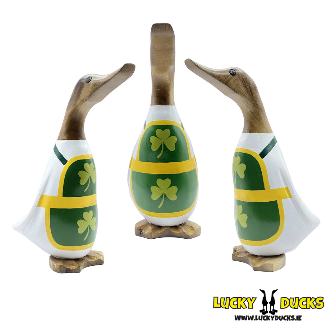 Mommy Duckling with Shamrocks