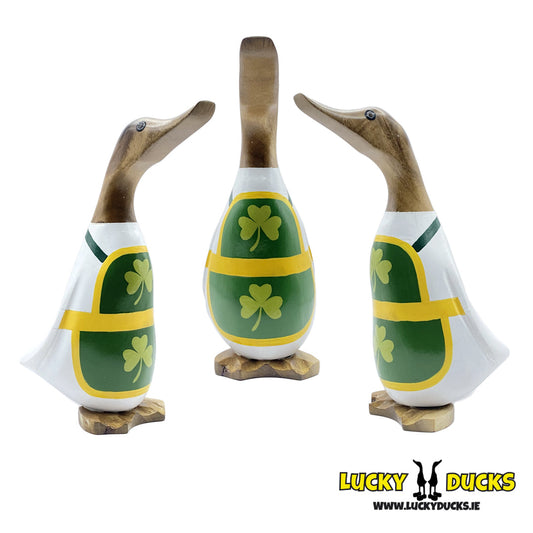Mommy Duckling with Shamrocks