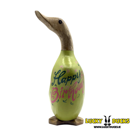 Happy Birthday Lime Green Duckling